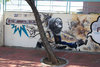 Graffiti Sevilla. Estación de Santa Justa 10, 2010.